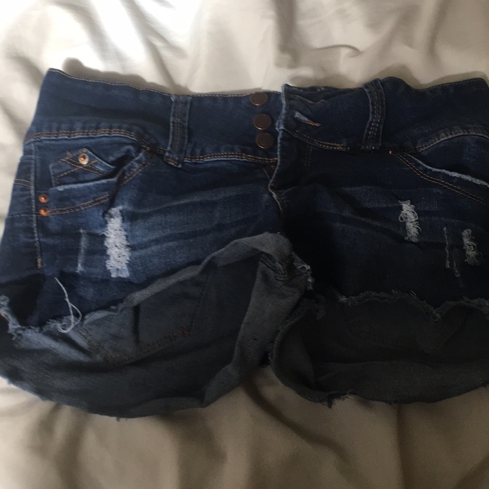 Denim shorts